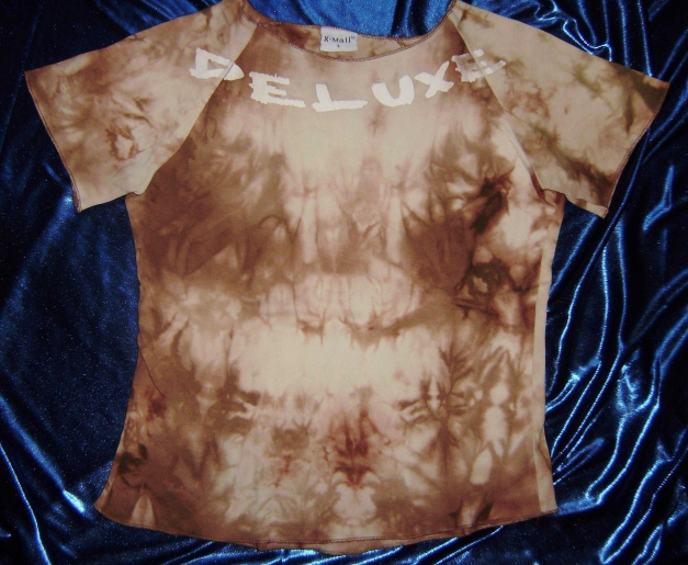 T-Shirt von X-Mail, braun / beige batik Gr. L