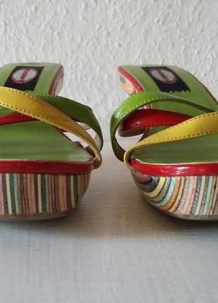Super süße vintage Sandaletten bunt / Graceland