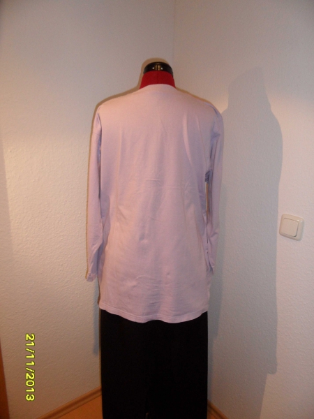 bunte, lange Sommerjacke aus den 90igern, mit großen Knöpfen Größe 40 