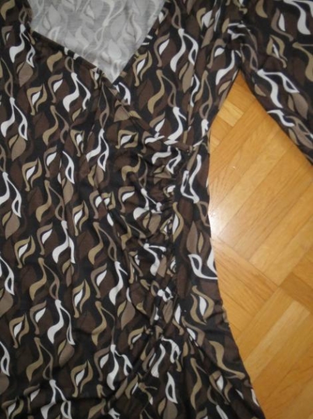 Kleid, Wickeloptik, Gr.44/L, neu