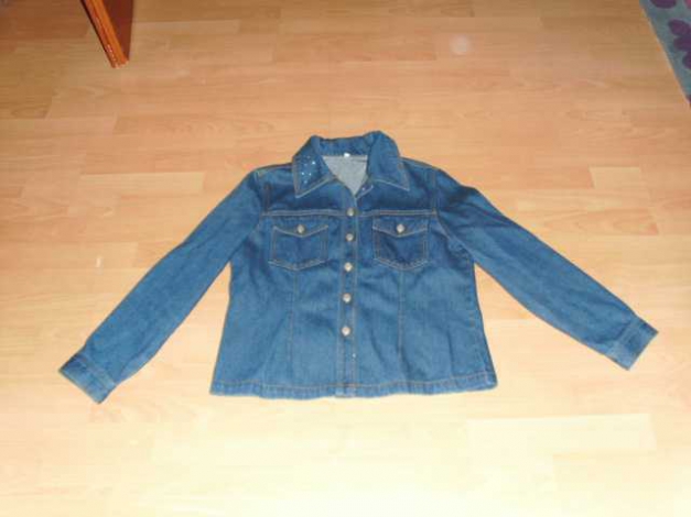 Jeansjacke, blau, Gr. 36