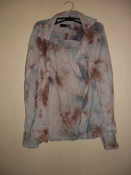 Bluse in Batikoptik