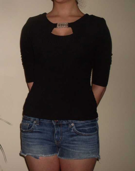 ausgefallener schwarzer millennium pullover