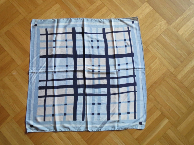 Halstuch, kariert, blau