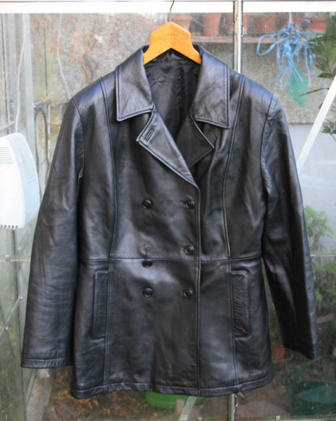 Lederjacke schwarz