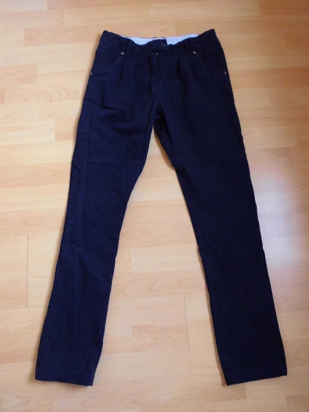 Baumwollhose in dunkelblau Gr. 158