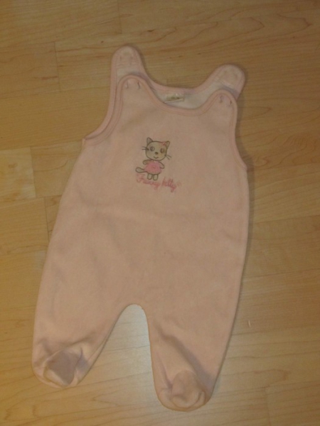 Strampler nicki rosa Gr.56 Kätzchen Schlafanzug nikki funny kitty