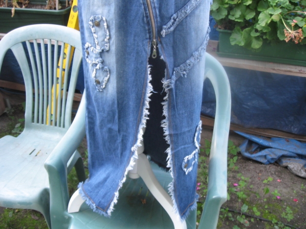 *** Raffinierter langer Jeansrock *** 