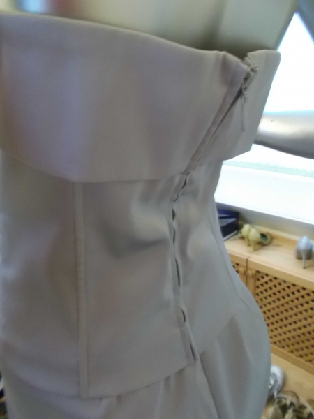 Zweiteiler Abendkleid Corsage und Rock