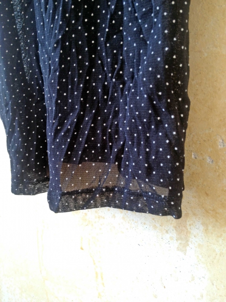 süßes Polka Dots Blusen Shirt mit Bubikragen!!!
