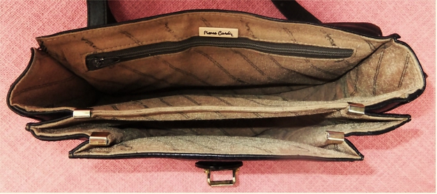 Pierre Cardin Damen-Umhänge-Tasche / Handtasche schwarz 