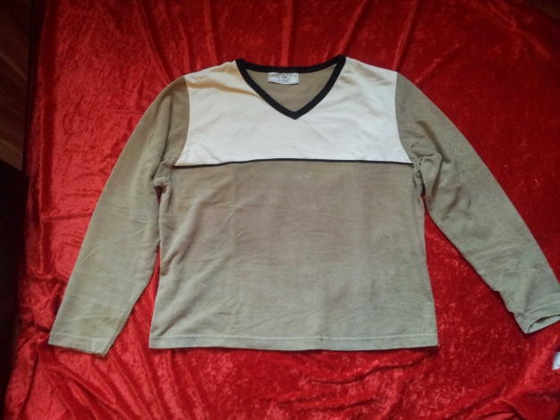 Pullover von Orsay in ocka braun und crème Größe M