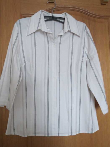 Bluse, gestreift, 3/4 Arm