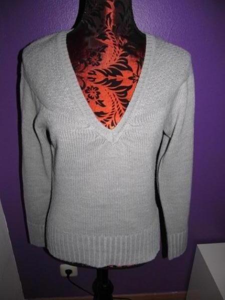 grauer Strickpullover von Vero moda