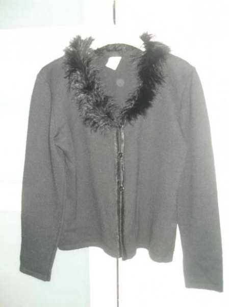 Jacke mit Federkragen
