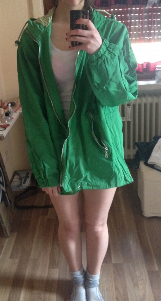grüne Jacke