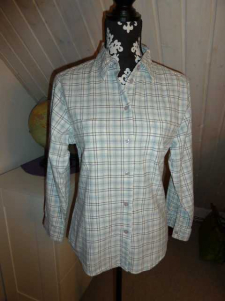 Bluse / Hemd, kariert Karo, Grösse 36 / 38