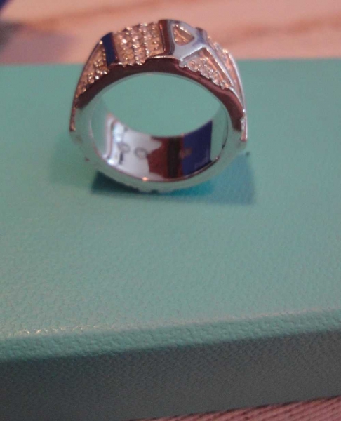Funkelnder Swarovski Ring Gr. 55