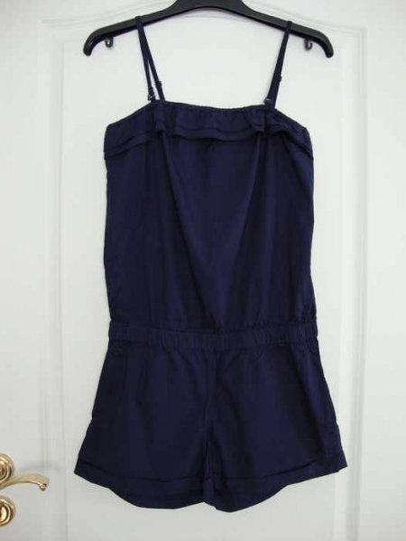 Toller Dunkelblauer Playsuit, Overall  