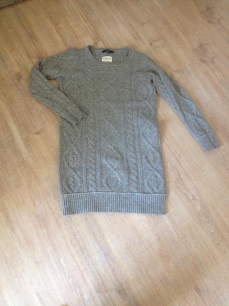 Grauer Longpullover von Gant