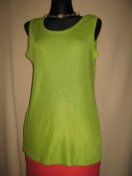NEU * Klassisch * edel * Feinstrick * Glanz * Pullover * Pullunder ohne Arm 