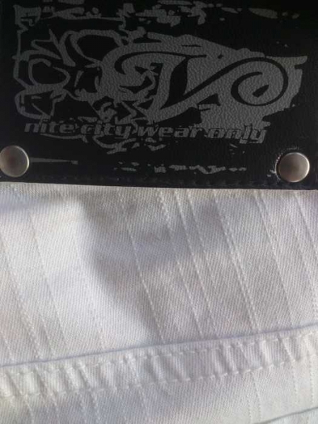 3/4 dreiviertel Caprihose mit Gürtel