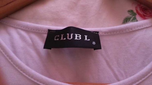 Club L Kleid weiß S/36 sommerkleid leicht ausgestellt
