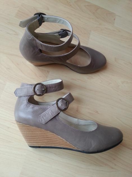 Vagabond Leder Wedges Lugano Keil Pumps 37