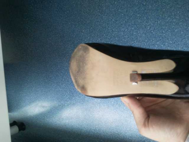 Schwarze Buffalo Lackschuhe
