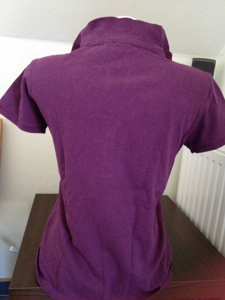 Esprit by EDC Polo T-Shirt Weinrot Gr M