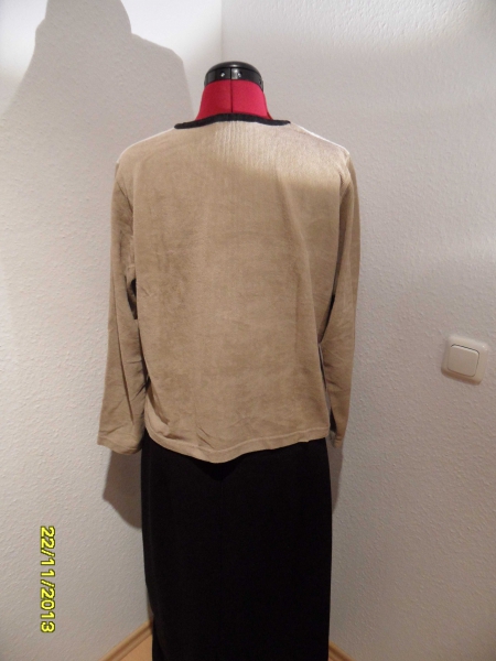 Pullover von Orsay in ocka braun und crème Größe M