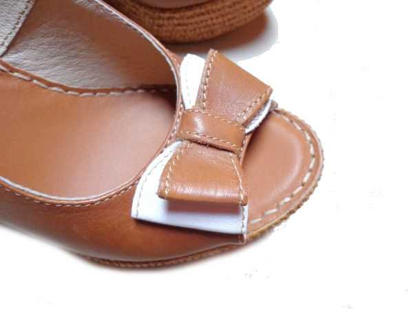 Designer Wedges Keilabsatz mit Schleife Gr. 36 *neu*