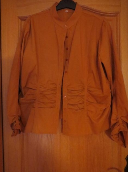 Bluse, terra, neu