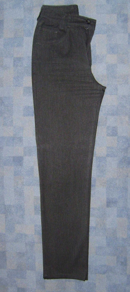 HIS High Waist Hose, anthrazit bzw. dunkelgrau Gr. 36 – 29, gerader Schnitt