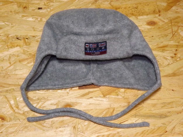 Gr. 48 Fleecemütze grau