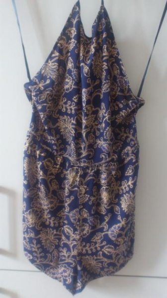 Jumpsuit mit tollem Rückenausschnitt und Paisleymuster, Out from Savannah Romper