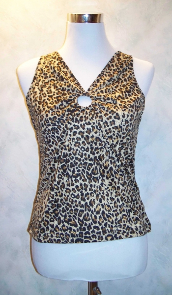X-MAIL// Leo-Top mit V-Ausschnitt und Cut-Out Gr. 38/ 40 NEU