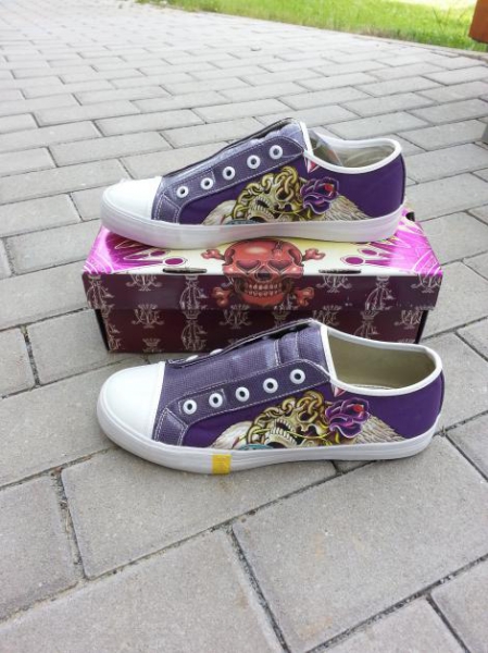 Schuhe lila Print Ed Hardy Christian Audigier