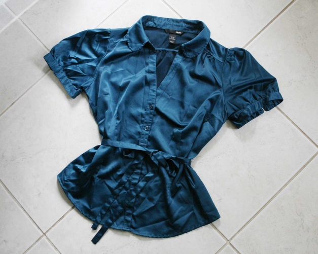 Bluse Business türkis / H&M