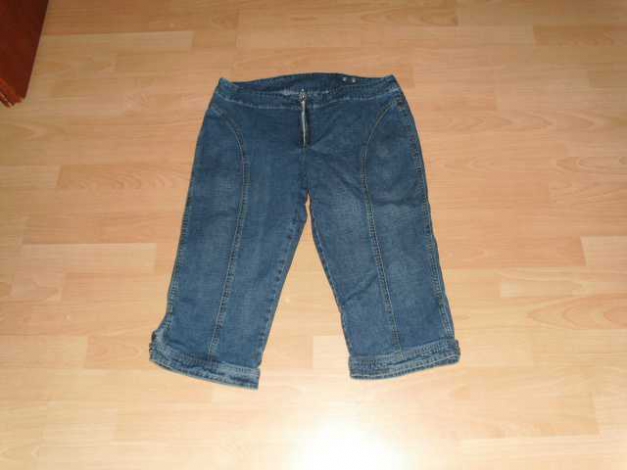 Caprijeans, blau, Gr. 42