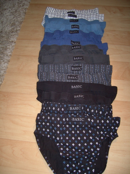 Unterwäsche Herren Größe 6/L Slip Basic 