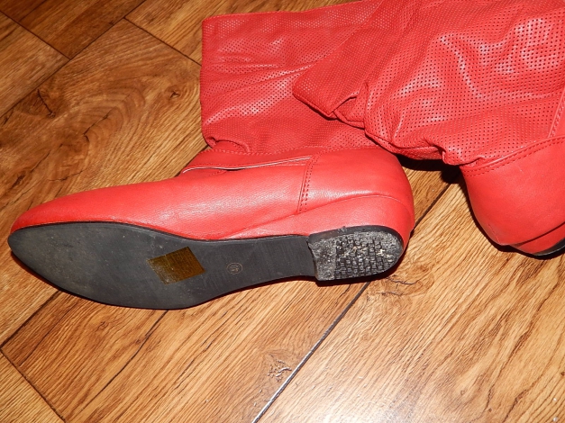 Tolle süße Stiefeletten rot 39 Super Me