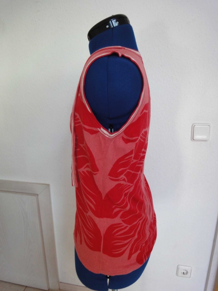 Rotes René Lezard Kaschmir-Top Gr. M 