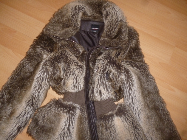 Miss Sixty ANICET - Winterjacke - Felljacke - braun Gr. S