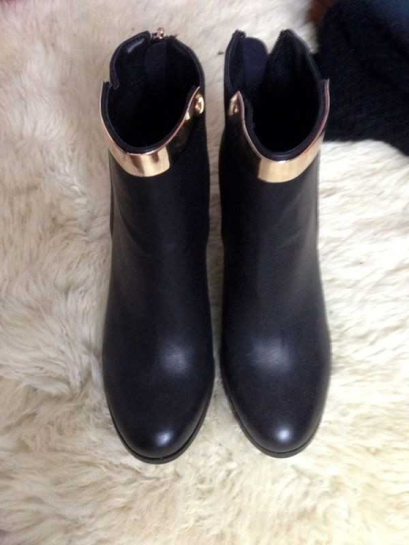 Metall Gold Schwarz Asos Schnalle Boots Chain Schlangenlederkroko Absatz Goldener Neu Stiefeletten Schwarze Croco Leder OXwkN8n0P