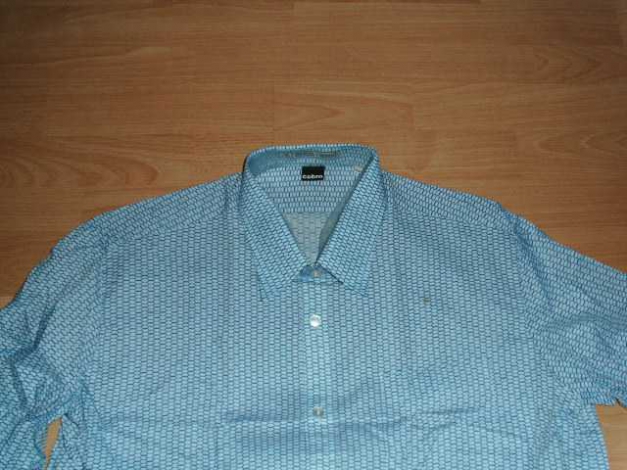 Hemd von Cobra, blau gemustert, Gr. 43/44 NEU