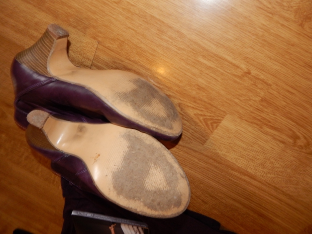 Damen Schuhe Stiefel Echt Leder Violettbraun Gr.39 GÖRTZ süß