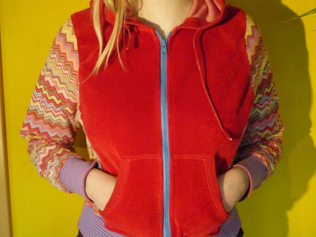 Gepimpte Sweatshirtjacke
