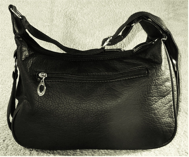 H&D Damen-Umhänge-Tasche / Handtasche schwarz 