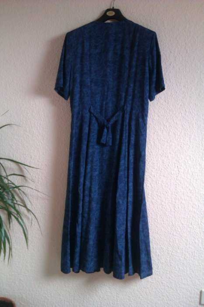 blaues vintage kleid